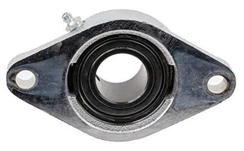 Front view of Three Quarter Inch Flange Block Ball Bearing FX3S212EK75 with cast iron housing for industrial machinery.