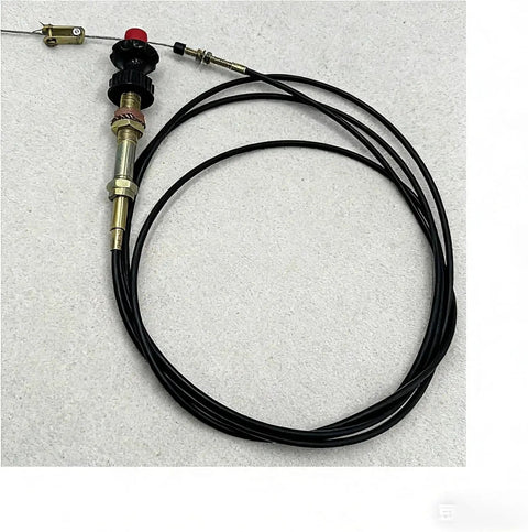Heavy Duty Locking Throttle Cable 15ft Adjustable Kit for truck equipment with stainless steel core