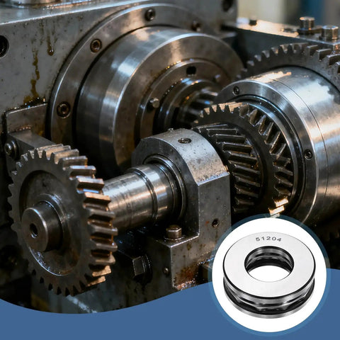 Machinery with gears and Thrust Ball Bearing 20mm Bore 40mm Outer Diameter 14mm Thick 2 Pack Chrome Steel inset for high speed use