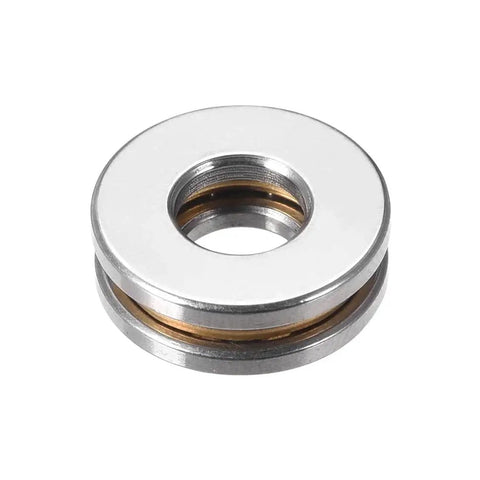 Thrust Ball Bearings 5mm Bore 12mm OD 4mm Thick Chrome Steel 52100 With Brass Cage, ideal for small machinery and hobby projects