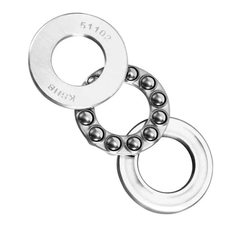 Thrust Ball Bearing Set 15mm Bore 28mm Outer Diameter 9mm Width Chrome Steel ABEC3 Single Row Three Piece Pack