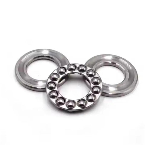 Thrust Ball Bearing Set Two Pack For Low Speed Axial Load Applications 17mm Bore 30mm Outer Diameter 9mm Width Chrome Steel GCr15 ABEC3