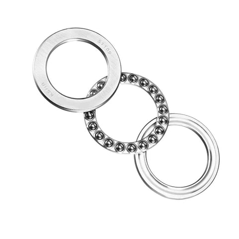 uxcell 51109 Thrust Ball Bearings 45mm x 65mm x 14mm Chrome Steel ABEC3 Single Row Roller 2pcs close-up view