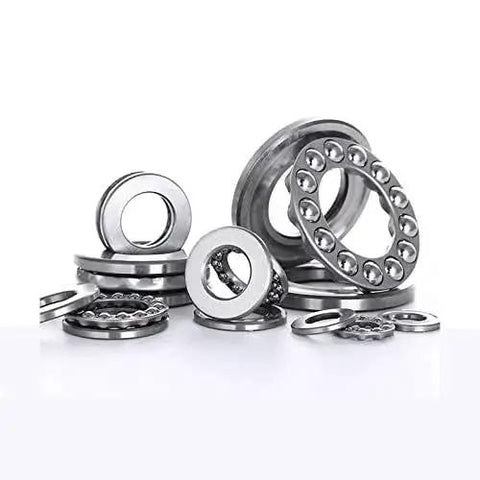 Thrust Ball Bearings Four Pack 51100 Three In One Set For Hobbyists And Pros, 10mm Bore, chrome steel, side view