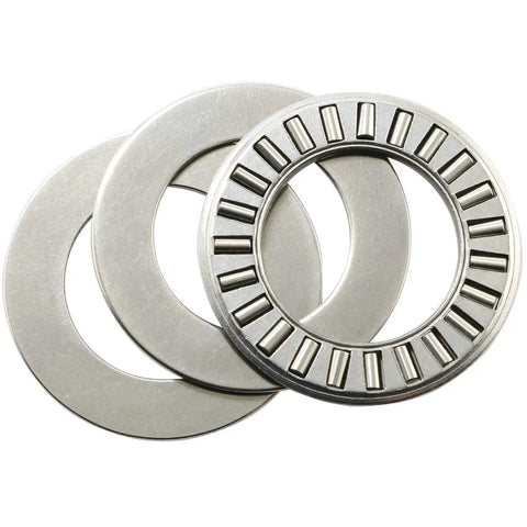 Thrust Needle Roller Bearing Kit For One Way Axial Load, 6 Sets NTA1220 Plus 2 TRA Washers, Three Quarter Inch, Steel Cage Guiding