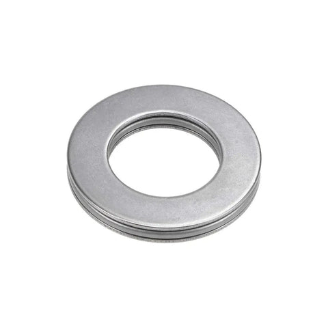 Thrust Needle Roller Bearing Set AXK2035 With Washers 20mm Bore 35mm OD 2mm Width, showing single steel washer from Uxcell set.