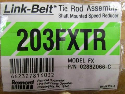 Tie Rod Assembly For 203FXTR With Half Inch Coarse Thread 0288Z066C label on packaging