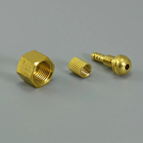 TIG Welding Torch Fitting Connector Adapter M16x1.5 Gas And Water Quick Connector Self Locking For TIG Torch, brass parts on display