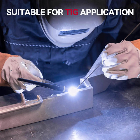 Welding process using ER308L Stainless Steel TIG Welding Rod 1 16th Inch Diameter 16 Inch Length 5 Pound Pack