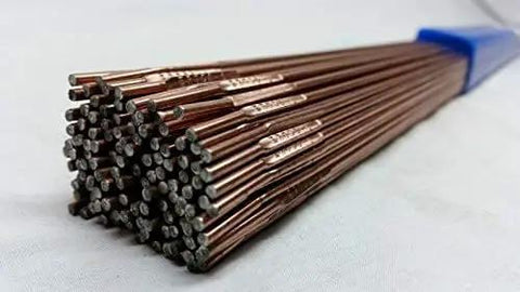 Pro Grade 5 Pound ER70S6 Mild Steel TIG Welding Rods Copper Coated One Sixteenth Inch Diameter Thirty Six Inch Length WeldingCity AWS A5.18 Certified
