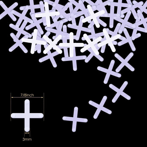 500 Piece Wide Tile Spacers And Levelers Set For Ceramic Tile And Stone Installation One Eighth Inch Thick Cross Spacers