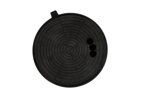 Top view of Battery Powered Tile Vacuum Suction Cup Tool for handling ceramic and porcelain tiles, 220 mm pad size