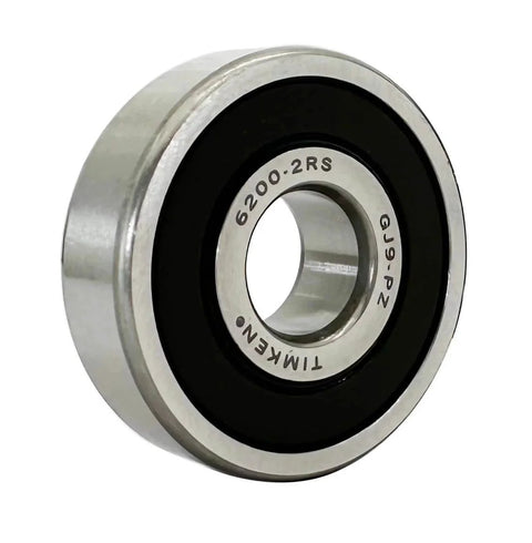 Timken 6200 2RS Double Rubber Seal Ball Bearings 10x30x9mm chrome steel close-up