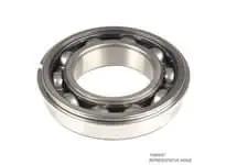 Front view of Timken 6207 NR C3 Ball Deep Groove Radial Bearing ISO Standard Premium Industrial Bearing Built To Last