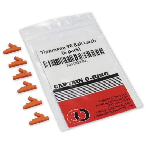 Replacement Ball Detent Latch For Tippmann 98 Custom A5 X7 Markers FA 18 Ball Keeper 6 Pack Durable Rubber Detents