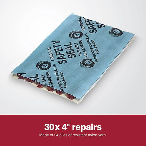 Auto LT Deluxe Pro Grade Repair Kit With 30 Standard 4 Inch Repairs seal patches on white surface