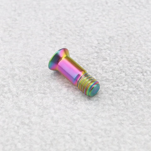 ✝️ ECSiNG 2pcs Titanium Alloy Fixing Screws Bicycle Rear Derailleur Bolt Bicycle Derailleur Guide Wheel Fixing Screw, Multicolor