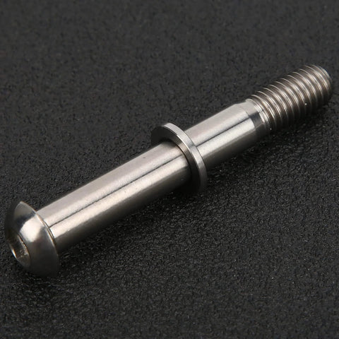 Seatpost Bolt Titanium Alloy High Strength Lightweight Durable Screw Gasket Replacement for Brompton Folding Bicycle Accessories, Silver 13g