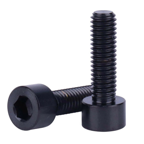 ✝️ UHDFBDHF 4PCS Titanium Bolt Ti Screw M6x20mm Column Allen Hex Bolt in Black