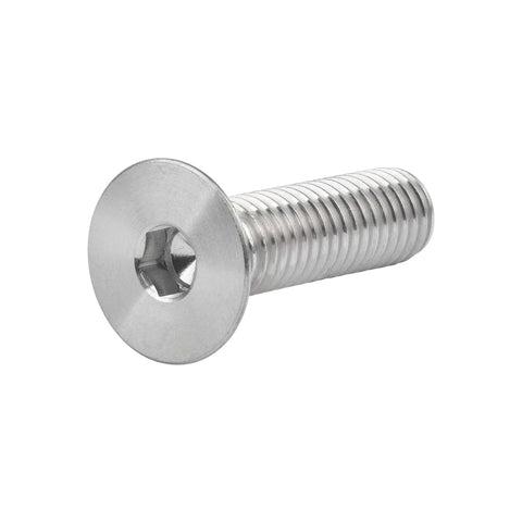 ✝️ Wanyifa Titanium M8x15 20 25 30 35 40 45 50 60 65mm Full Thread Countersunk Flat Head Bolt Screw Pack of 4 (Titanium, M8x30mm) close-up