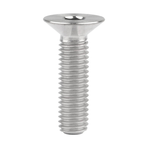 ✝️ Wanyifa Titanium M8x15 20 25 30 35 40 45 50 60 65mm Full Thread Countersunk Flat Head Bolt Screw (Titanium, M8x30mm)
