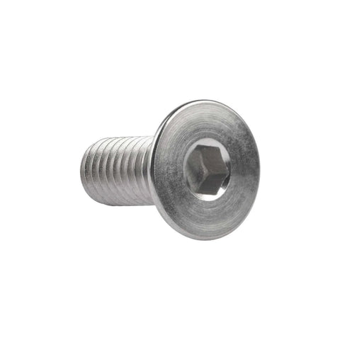 ✝️ Wanyifa Titanium Ti M6x10 15 20 25 30 35 40 45mm Countersunk Flat Head Hex Socket Cap Screw Bolt pack of 4 (M6x15mm, Normal Titanium)