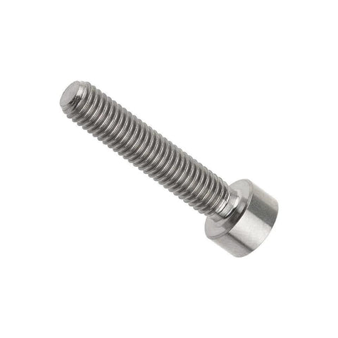 Wanyifa Titanium Ti M5x25mm Bicycle Allen Hex Socket Head Screw, normal titanium, side view