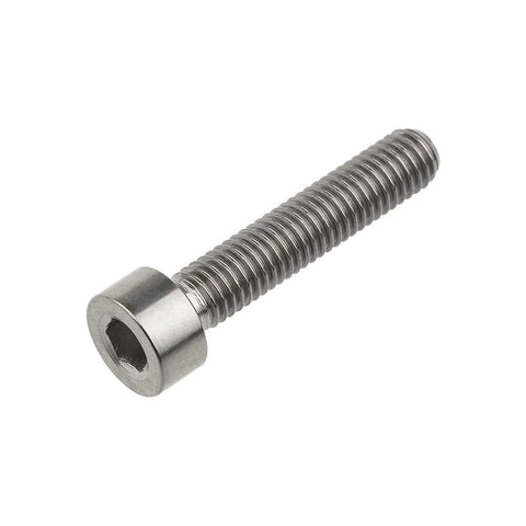 Close-up of ✝️ Wanyifa Titanium Ti M5 x 10 12 15 18 20 25 30 35 40 45 50 55 60mm Bicycle Allen Hex Socket Head Screw with hex head.