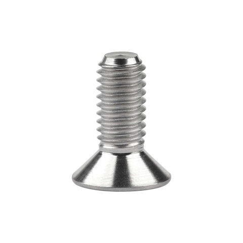 Metallic finish of Wanyifa Titanium Ti M6x10 15 20 25 30 35 40 45mm Countersunk Flat Head Hex Socket Cap Screw Bolt pack of 4