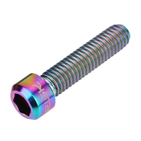 Multicolor titanium bolt, Vbestlife Titanium Disk Brake Bolts M6 X 25mm MTB Disc Brake Calipers, side view