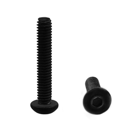 ✝️ RISON Titanium Screws M2.5x3mm ISO7380 Button Head Hex Socket Cap Screws Black Socket Hexagon Bolt GR2 Titanium Screws 10 Pack