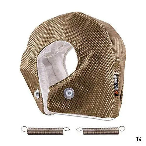 Titanium Turbo Blanket T4 For Turbocharged Engines With Lava Rock Outer Layer And 96 Percent Silica Fiber Inner Layer Engine Bay Heat Protection Up To 2300F Available In T25 T28 T3 T4 And T6 Sizes, front view