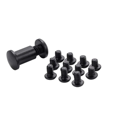 26 pcs titanium Torx screw set for Benchmade 535 Bugout knife close-up showing screws and hardware components