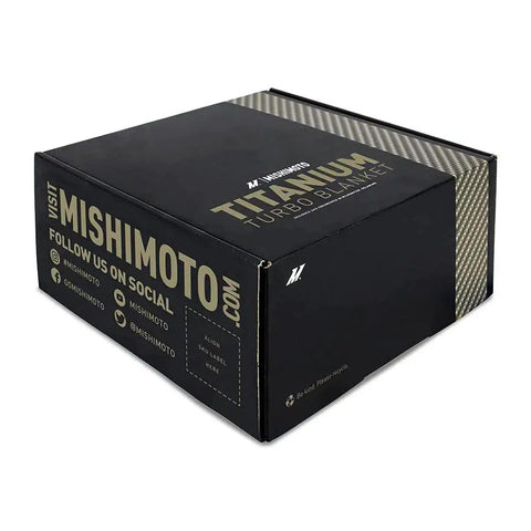 Box of Titanium Turbo Blanket For Dodge Ram 5.9L Cummins 1996 2002 Direct Fit Insulates Turbo Hot Side with branding visible