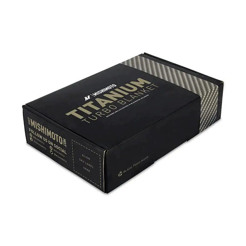 Product box for Titanium Turbo Blanket For Subaru WRX 2001 2014 And STI 2004 2017 Insulates Turbo Hot Side To Reduce Engine Bay Temperatures