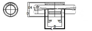 TK10UU NB Self Aligning 10mm Ball Bushing with Seals Linear Motion - VXB Ball Bearings