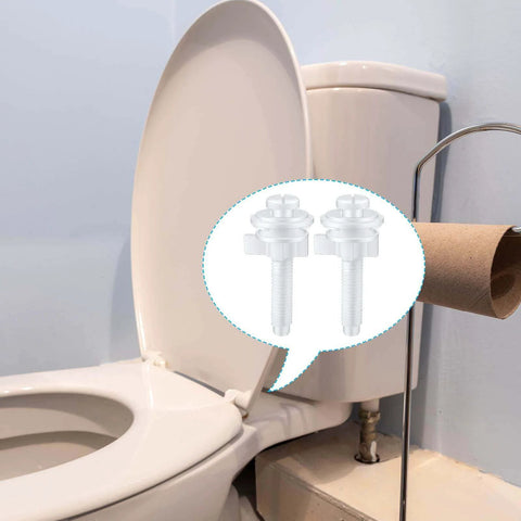toilet seat bolt replacement plastic screws 2-pack location