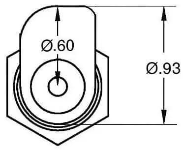 Diagram of Two Pack Keyed Alike Truck Tool Box Locks With Keys Replacement Lock Cylinders For Lift Up Paddle Latch