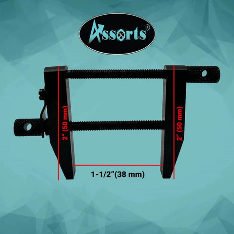 2 Inch ToolMaker Parallel Clamp With Precisely Ground Jaws, 50 Mm Jaw Length And 1 1/4 Inch Opening, Heavy Duty Tool Steel Construction