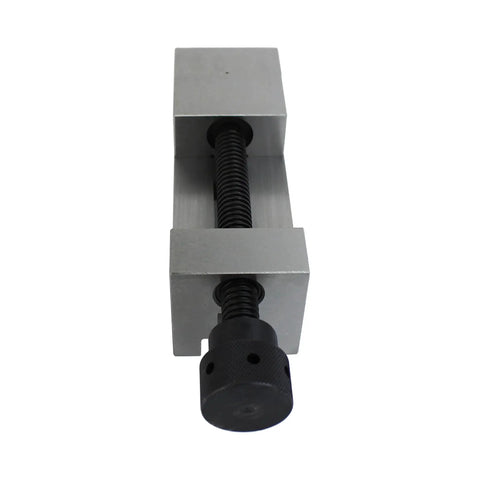 Premium 2 Inch Toolmaker Vise For Precision Grinding With Hardened Surfaces And Superior Accuracy And Versatility Perfect For Small Projects And Delicate Tasks HFS Built To Last With Hardened Surfaces And Stable Jaw Movement, front view