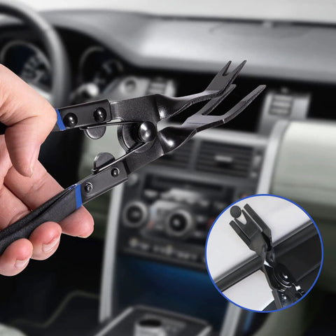 Universal Auto Trim Clip Removal Pliers For Car Doors And Interior Panels By Toolwiz Pro Grade Safe For Dash And Radio Installers No Scratch Fastener
