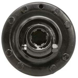Front view of Torque Limiter 1 3/8" 6 Spline Male / 1 3/8" 6 SpL Part No: A-ECC0020 showing 6-spline interface.