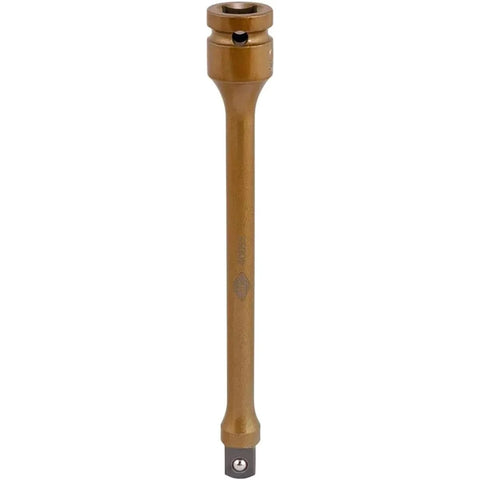 Front view of Torque Limiting Extension 1/2" Drive 90 ft/lbs - Gold- 40091 with gold finish.