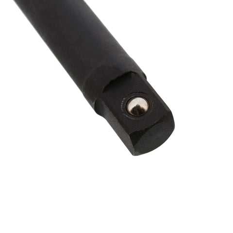 Close-up of 1/2in Drive 8in Long Torque Limiting Socket Extension Bar, 140 ft/lb CR-MO with Silver Color-Coded Aluminum Ring