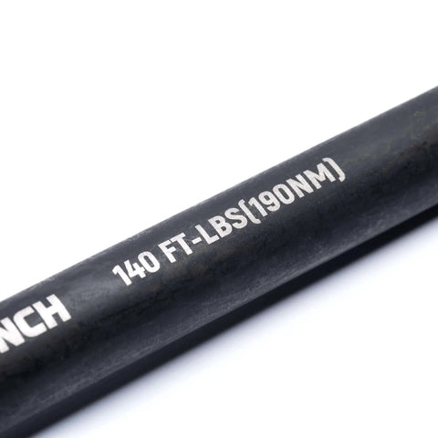 Close-up of 5 Piece 1/2" Drive Torque Limiting Impact Extension Set | 89650 showing 140 ft-lbs torque rating.