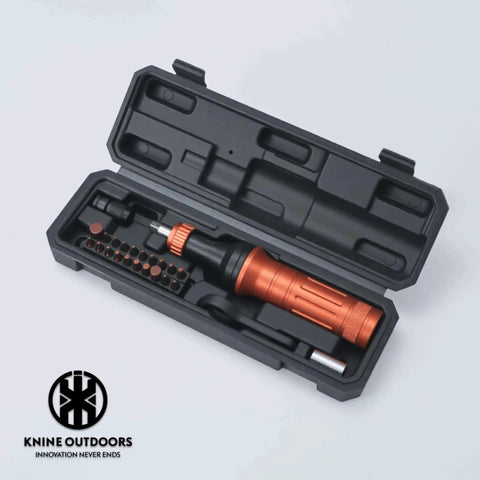 Torque Screwdriver Wrench Driver Set 10-80 Inch Pounds lbs with 20 Steel Bits in case