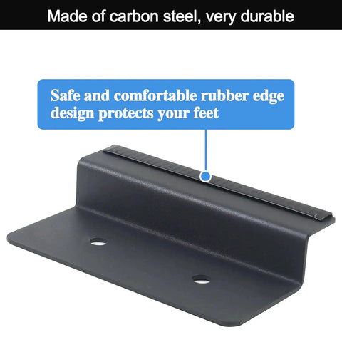 Cabinet Foot Pull For Trash Drawer Hands Free Touchless Design With Foot Pedal Operation made of carbon steel with rubber edge