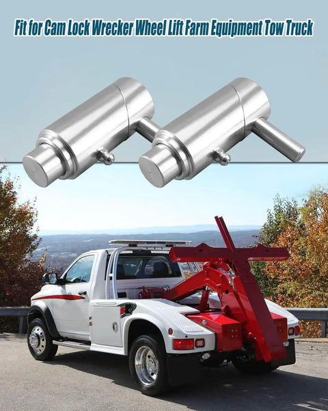 Spring Loaded Twist Lock Plunger Pin Two Pack Three Quarter Inch For Cam Lock Wrecker Wheel Lift Tow Truck Farm Equipment