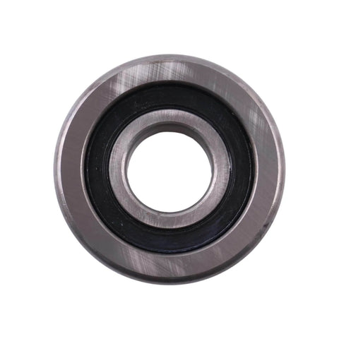 Front view of Mast roller bearing 61236-10480-71 compatible with Toyota forklifts, steel construction, for smooth mast movement