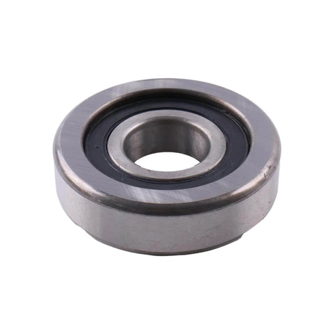 Mast roller bearing 61236-10480-71 compatible with Toyota forklifts, side view showcasing durable metal construction.